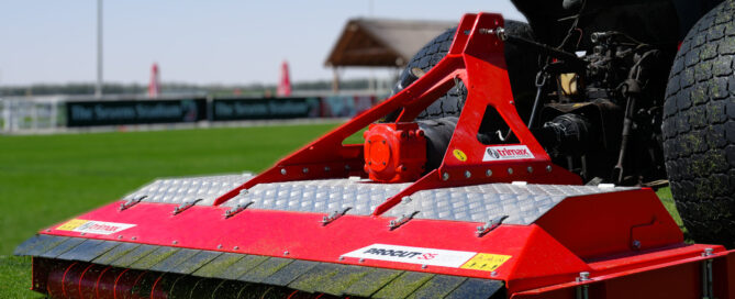 Trimax procut s5 attached to tractor