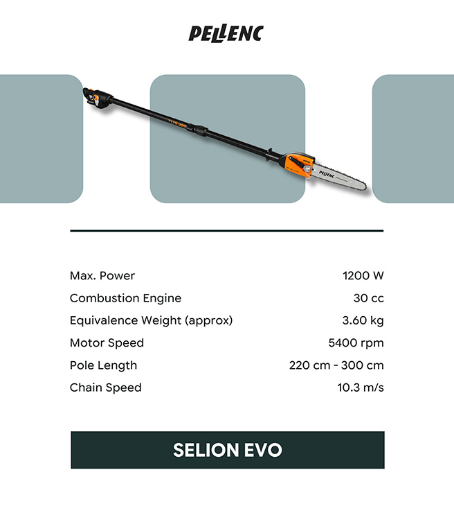 Pellenc Selion Evo Compact landscape maintenance equipment UAE